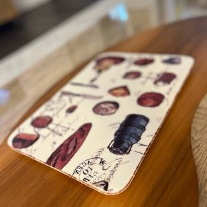 Williams Sonoma Porcelain Cheese Board French Cheese Calligraph Portugal